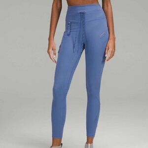 Lululemon Cargo Super-High-Rise Hiking Tight 25" Water Drop sz 4 NWT